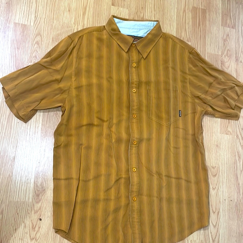 Praha Men’s Button Up Yellow